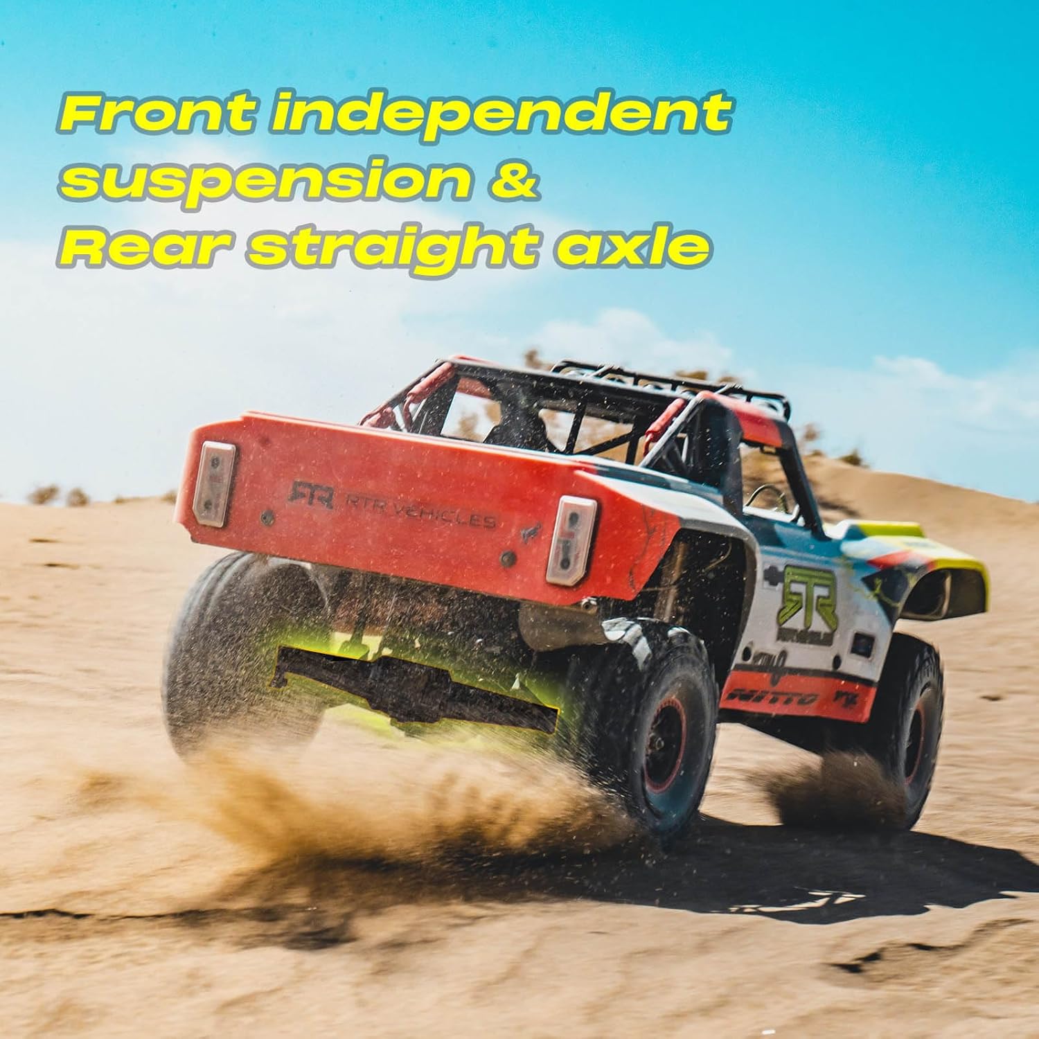 BEEZRC FMS 1/7 Ford Bronco RTR EB RC Short Course Truck Fast 80km/h High Speed RC Off-Road Brushless 4x4 RC Truck RC Car Hobby RC Waterproof Remote Control Car for Adults RS Racing Livery 2025