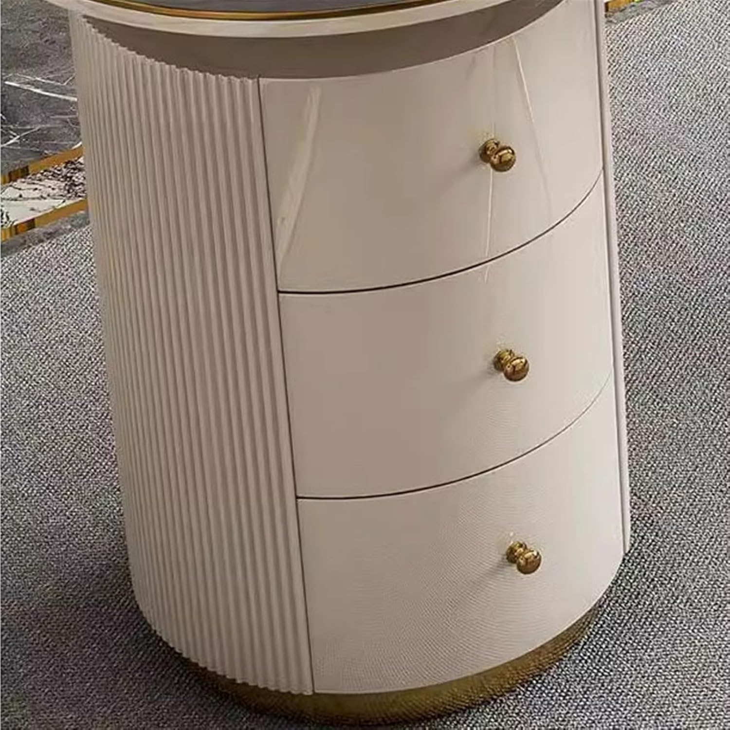 Workstation Light Luxury Computer Desk Office Modern Minimalist Writing Consulting Reception and Chair for Study(120 * 60 * 75cm)