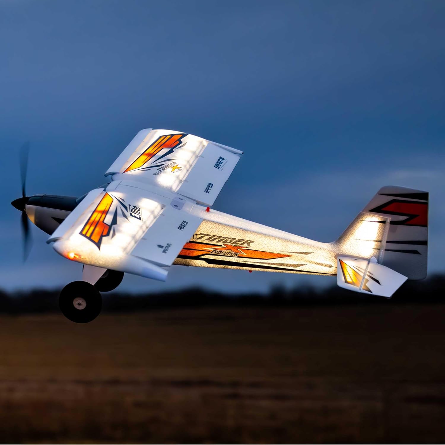 E-flite Night Timber X Evolution 1.2m PNP EFL013875 RC Trainer Airplanes