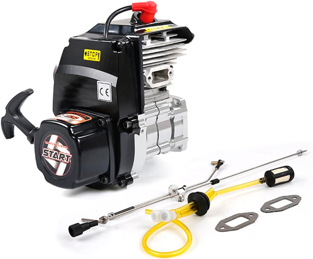 Steam Engine Model Kit That Works, 71cc Single Cylinder 2-Stroke Gasoline Engine with WJ71 Carburetor, NGK Spark Plug for 1/5 Scale RC Car, Science Experiment & Physics Educational Kit for Adults