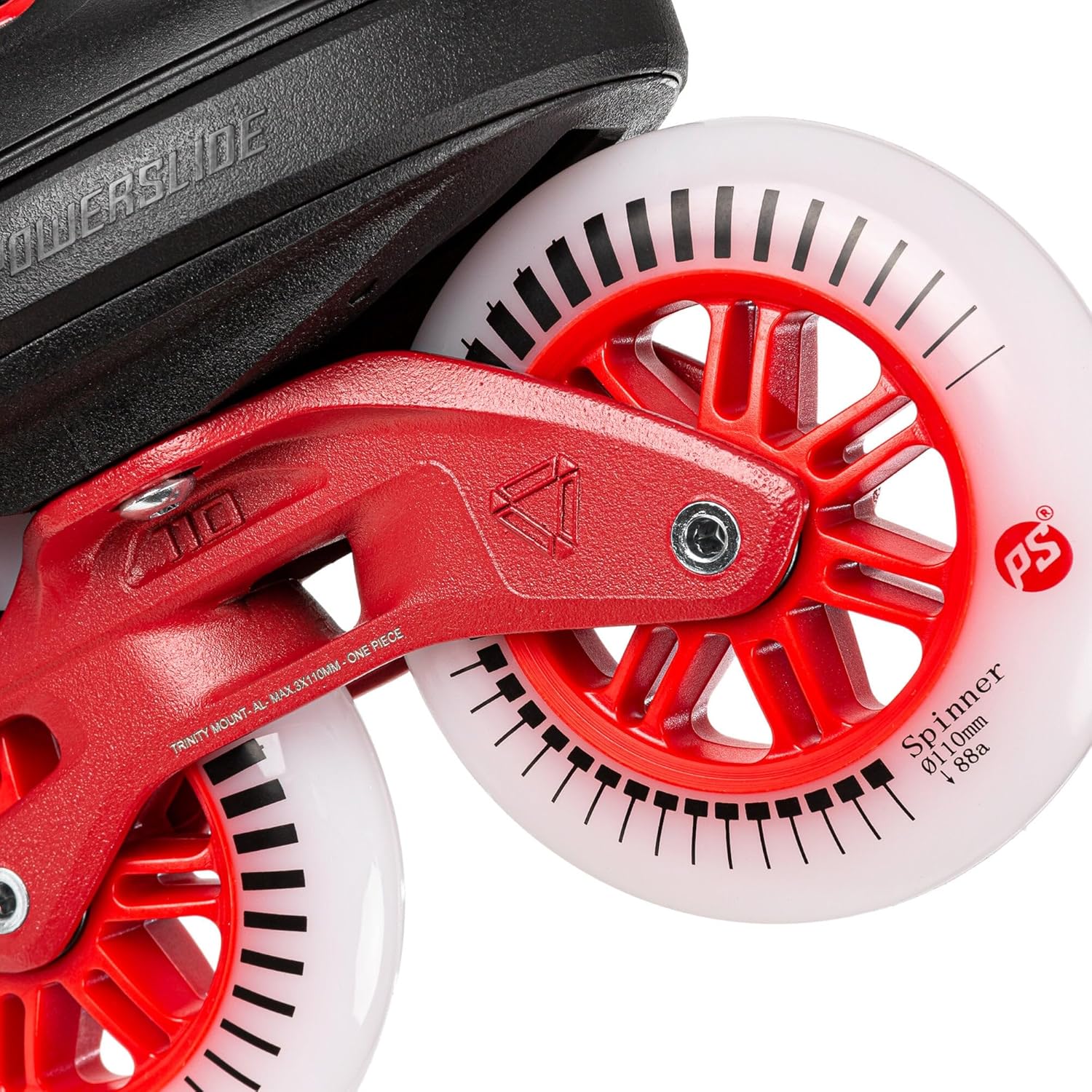 PS Next 110 Skates Red 6.0-7.0 (38-39)