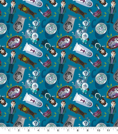 Haunted Mansion Wedding Disney Cotton Fabric