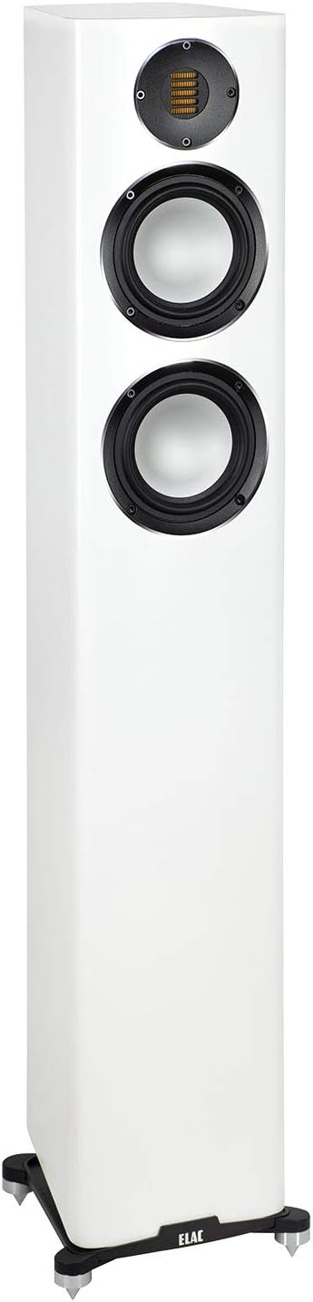 ELAC FS247.4-SW Carina Premium Floorstanding Tower Speaker - (Each) Satin White