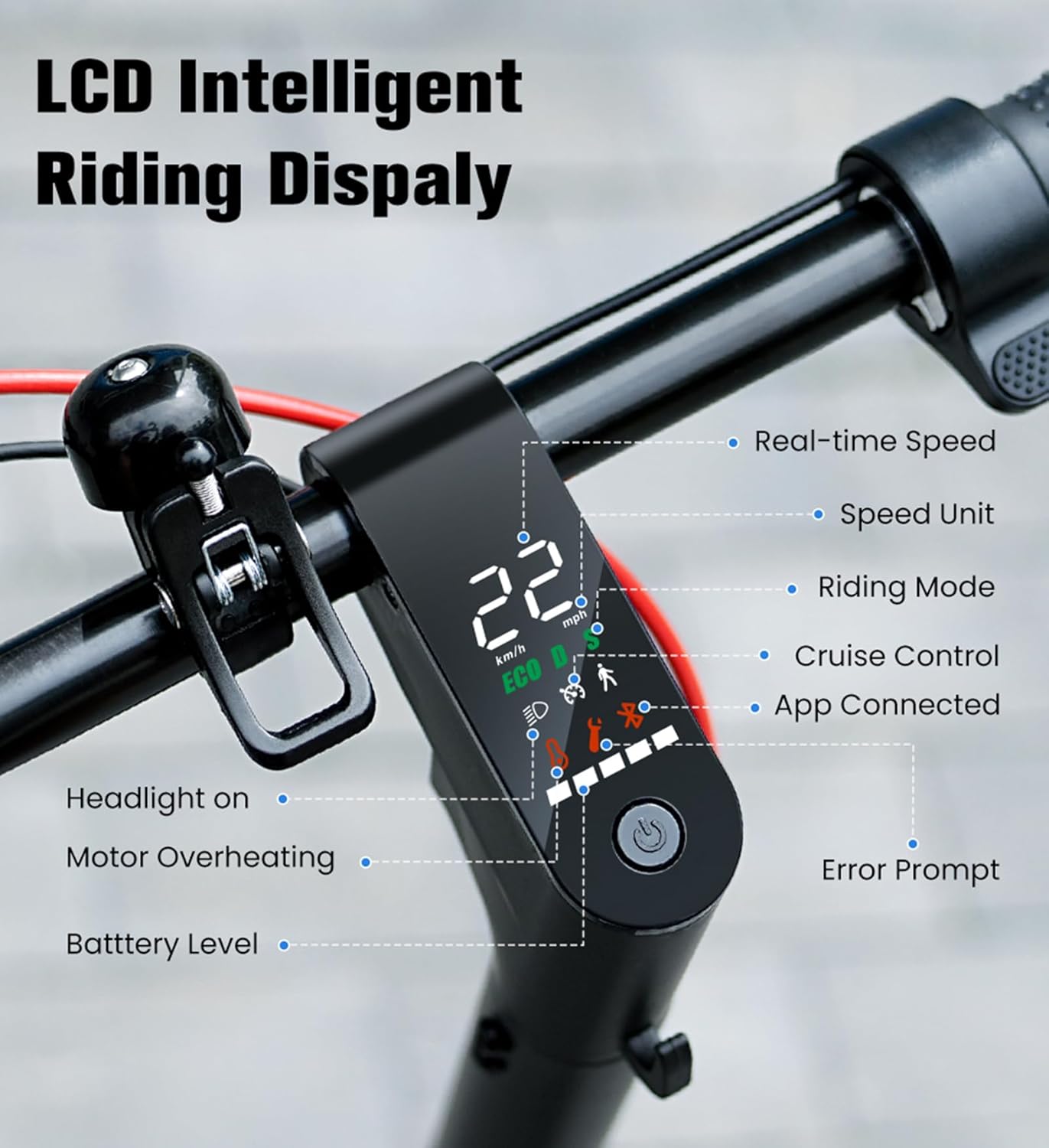 Electric Scooter, Adult Electric Scooter with 500/750/1000W Motor, 23/28 Miles Range,Top Speed 22/25/28MPH, 10