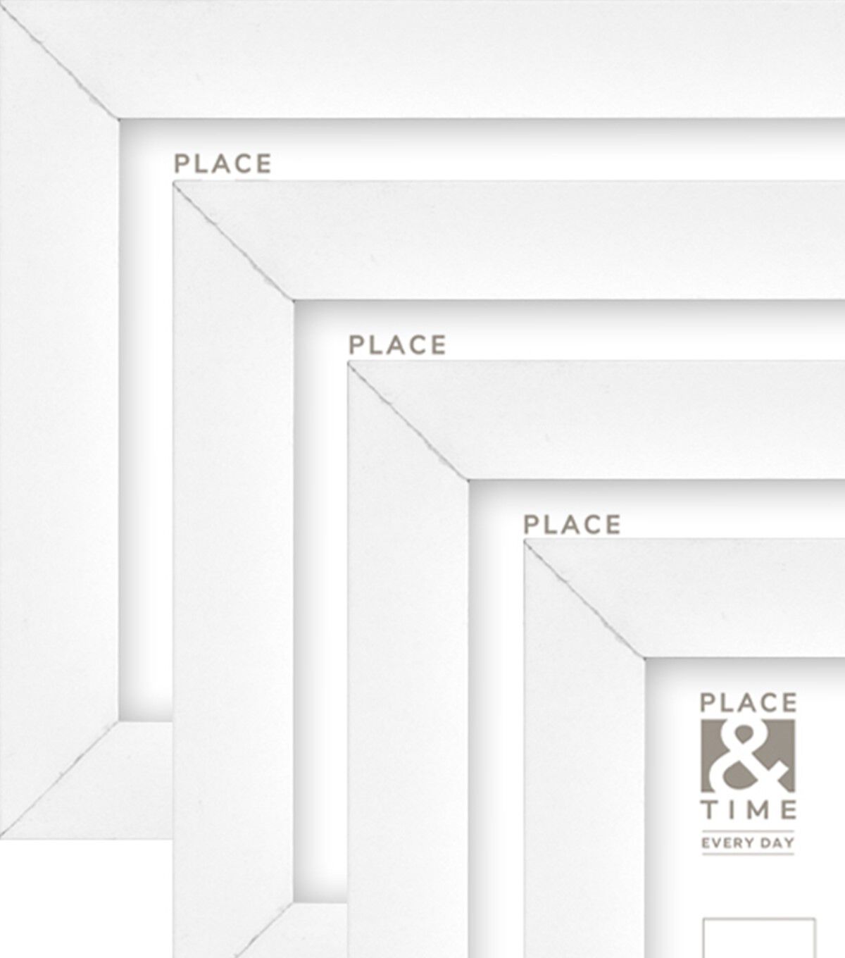 6 x 4 Snapshot Wood & Glass Wall Picture Frames 4pk by Place & Time