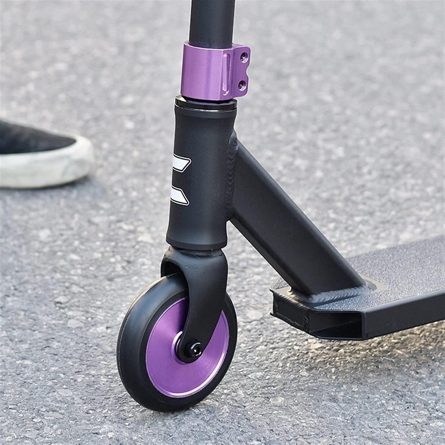 Extreme Sports Stunt Scooter Standard Full Competitive Street Freestyle Adult Beginners Scooter (Color : Purple)