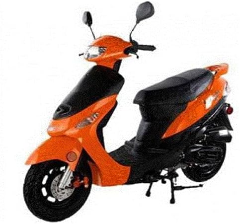 TAO 49cc / 50cc street legal fully automatic scooter moped with a Matching trunk - Choose your color