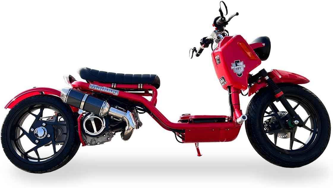 ICEBEAR MADDOG Generation 5 50CC Moped Scooter | PMZ50-22 GEN V (RED)