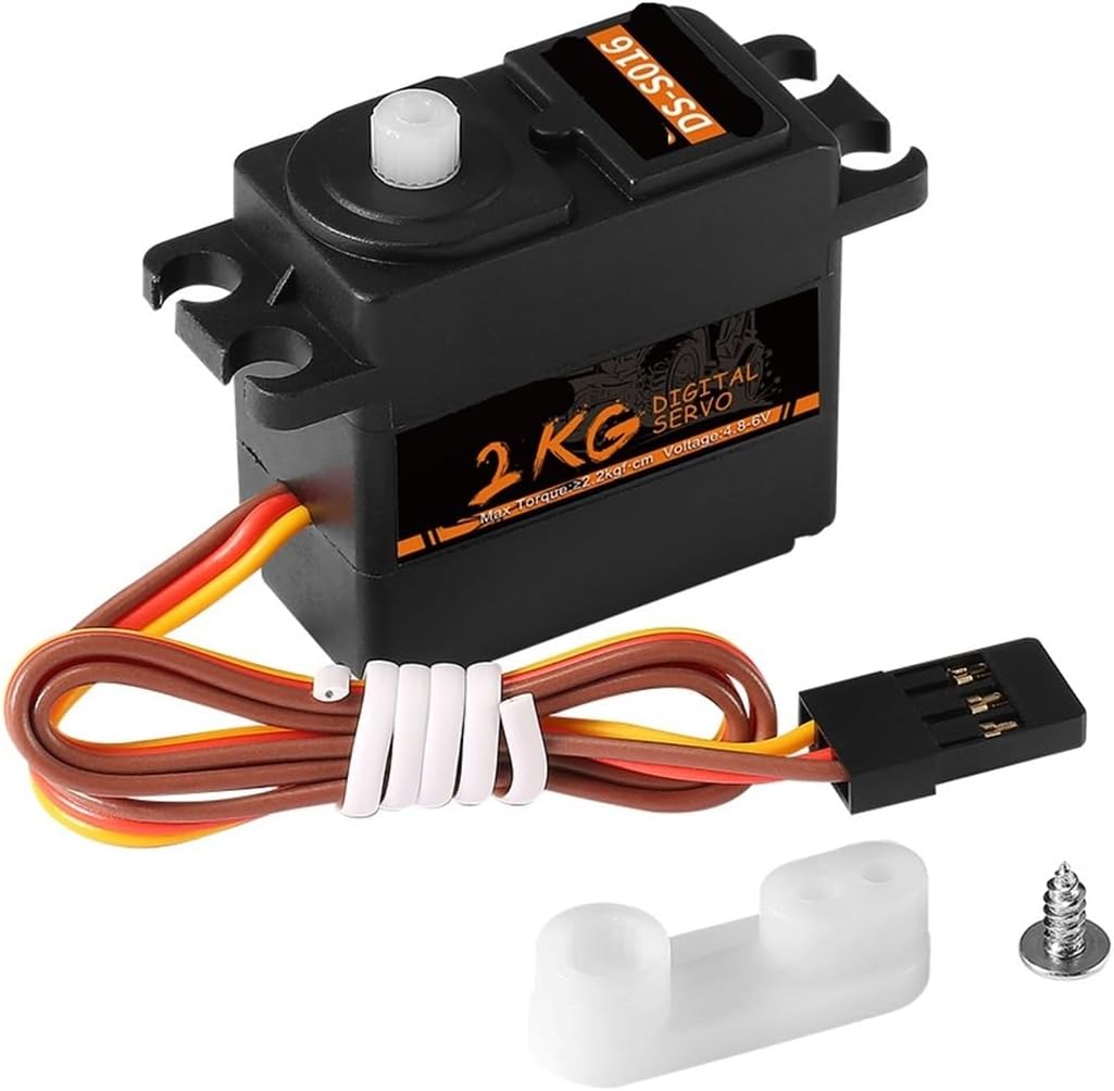1/5/10/20pcs 2kg Digital Servo 4.8-6V for 1/12 FY-01 FY-02 FY-03 Steering Parts Accessories(20pcs)