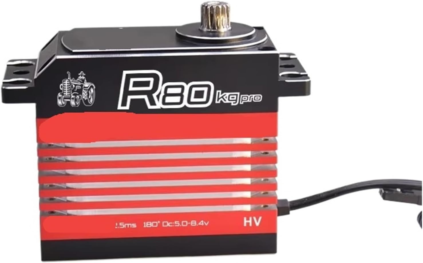 70kg/80kg Digital high-Precision servo Motor(R80kg 180Degree Blue)