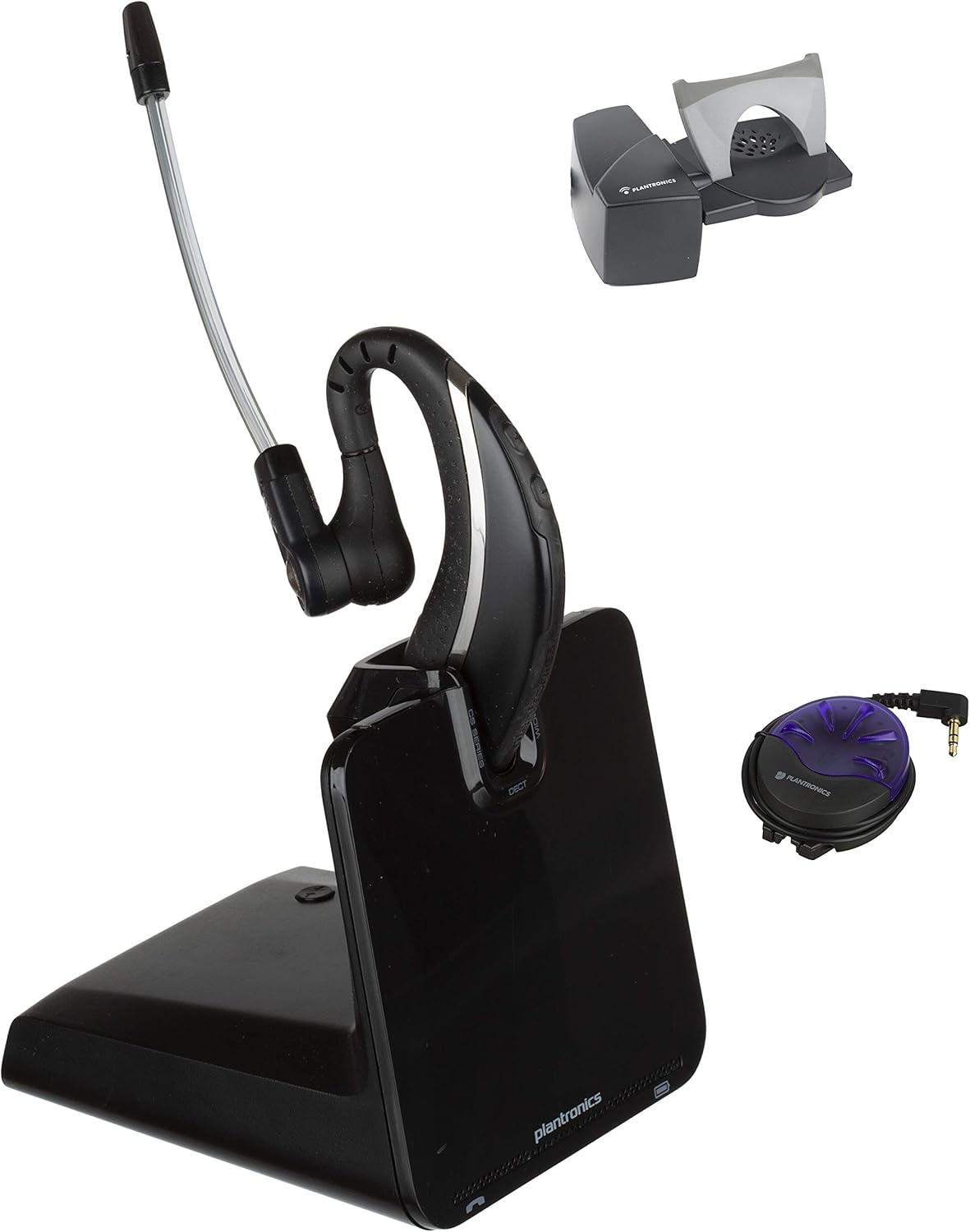 Plantronics CS530 Wireless Office Headset System With Lifter And Busy Light (Renewed)