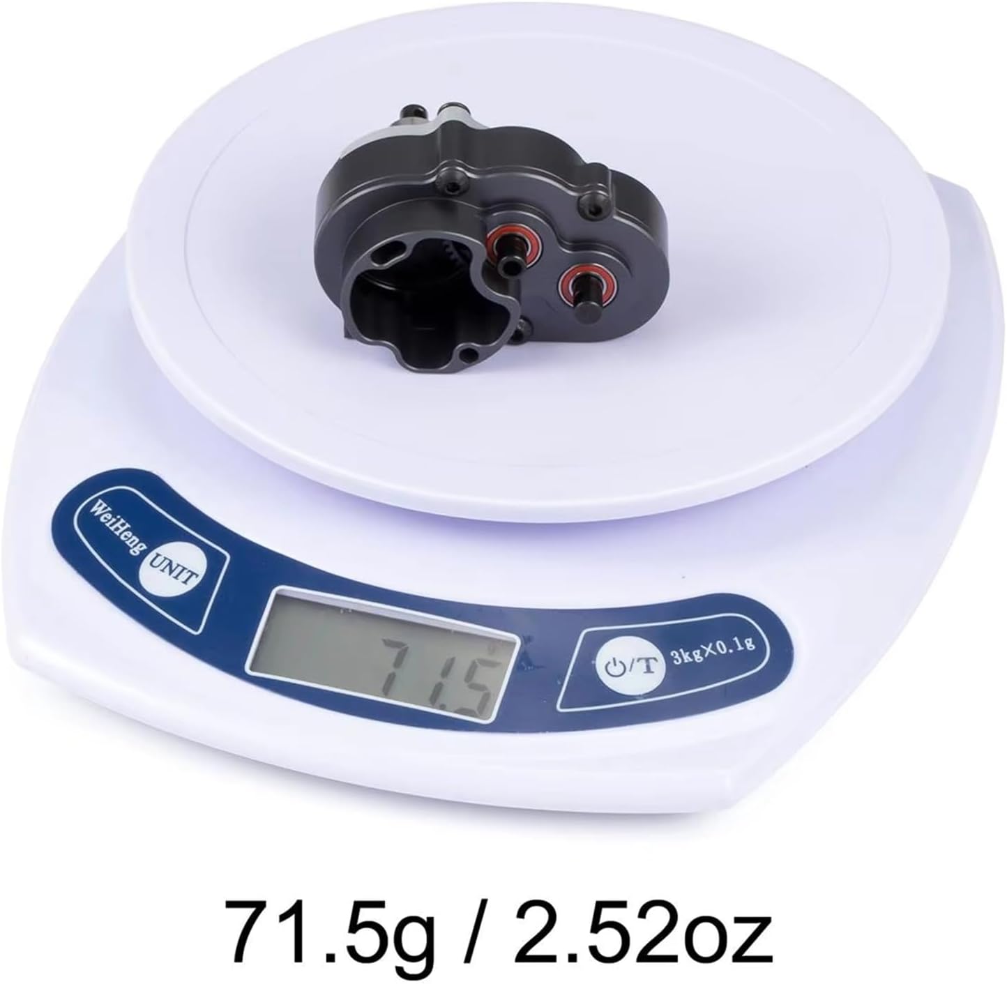 RC Car Parts Compatible with Axial for SCX10 for Capra 1/10 RC Crawler DIY for Chassis Parts Aluminum Overdrive Gearbox for LCG Crawler Transmission