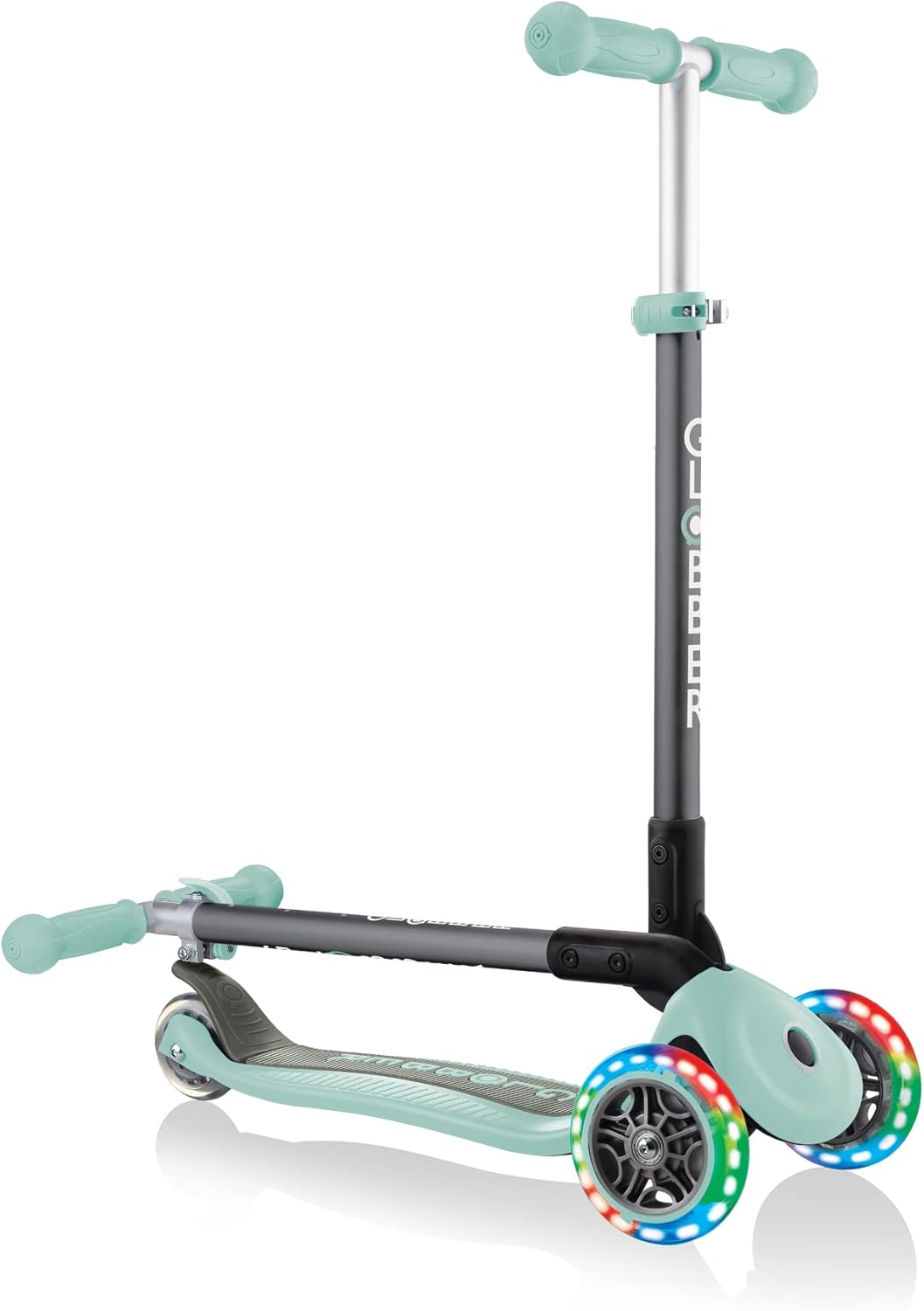 GLOBBER Primo Foldable Lights Pastel Mint Scooter