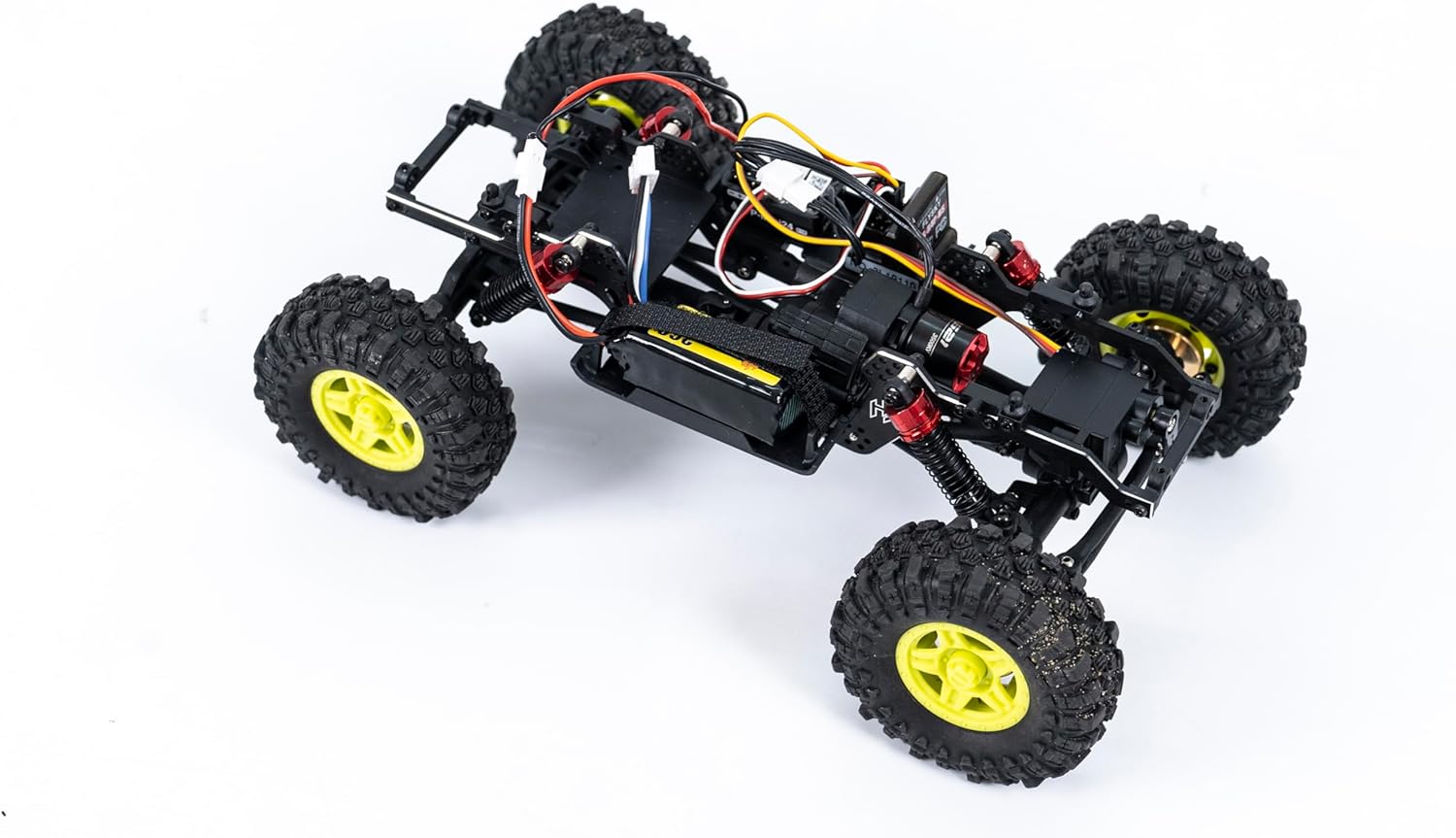 Helidirect HobbyPlus 1/18 RC Crawler - CR-18P PRO Brushless Juice Up Edition RTR w HBW Electronics, 2.4GHz 4CH TX - Remote Control Crawler, RC Rock 1/18 Full Lock 4WD Off-Road for Adults - Red