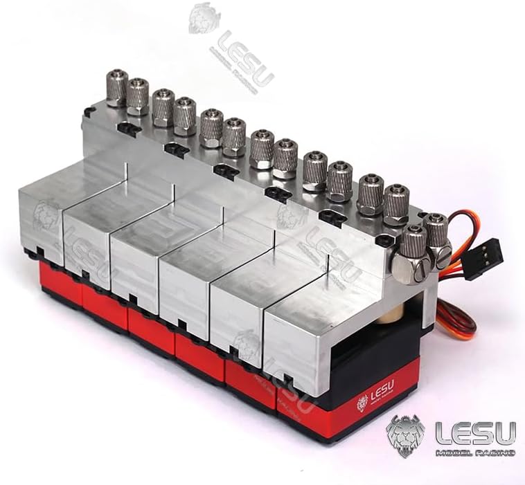 Toucan RC Hobby LESU Reversing Valve 6CH Servo 1/14 RC Hydraulic Dump Truck Loader Excavator