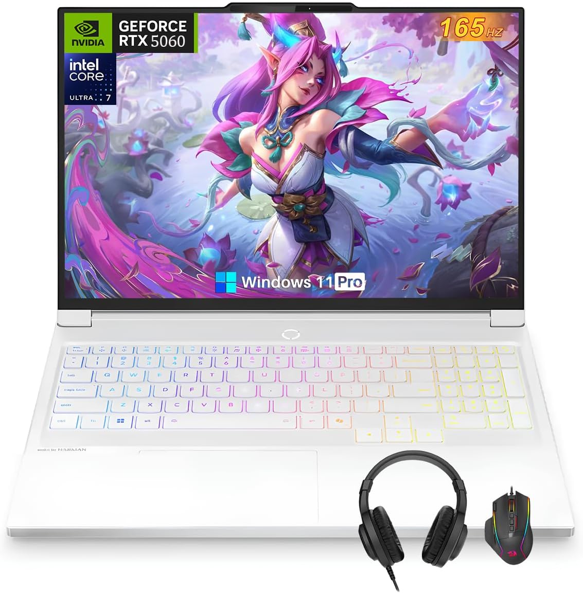 Lenovo Legion 7i OLED Gaming Laptop, Intel Ultra 7 255HX, GeForce RTX 5060, 16