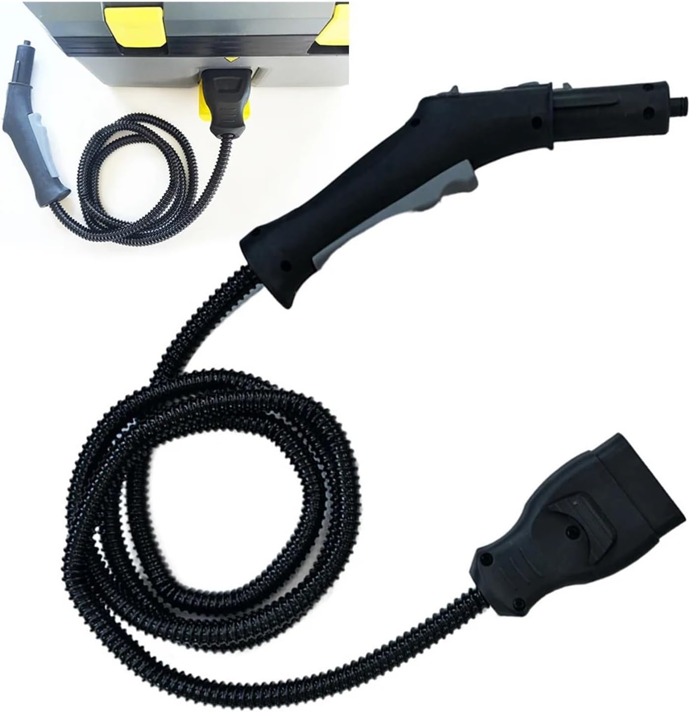 Compatible for Karcher for Steam Cleaner 4.322-046.0 4.322-047.0 SC5 / for SG 4/4 Ect Connection Hose with Handle