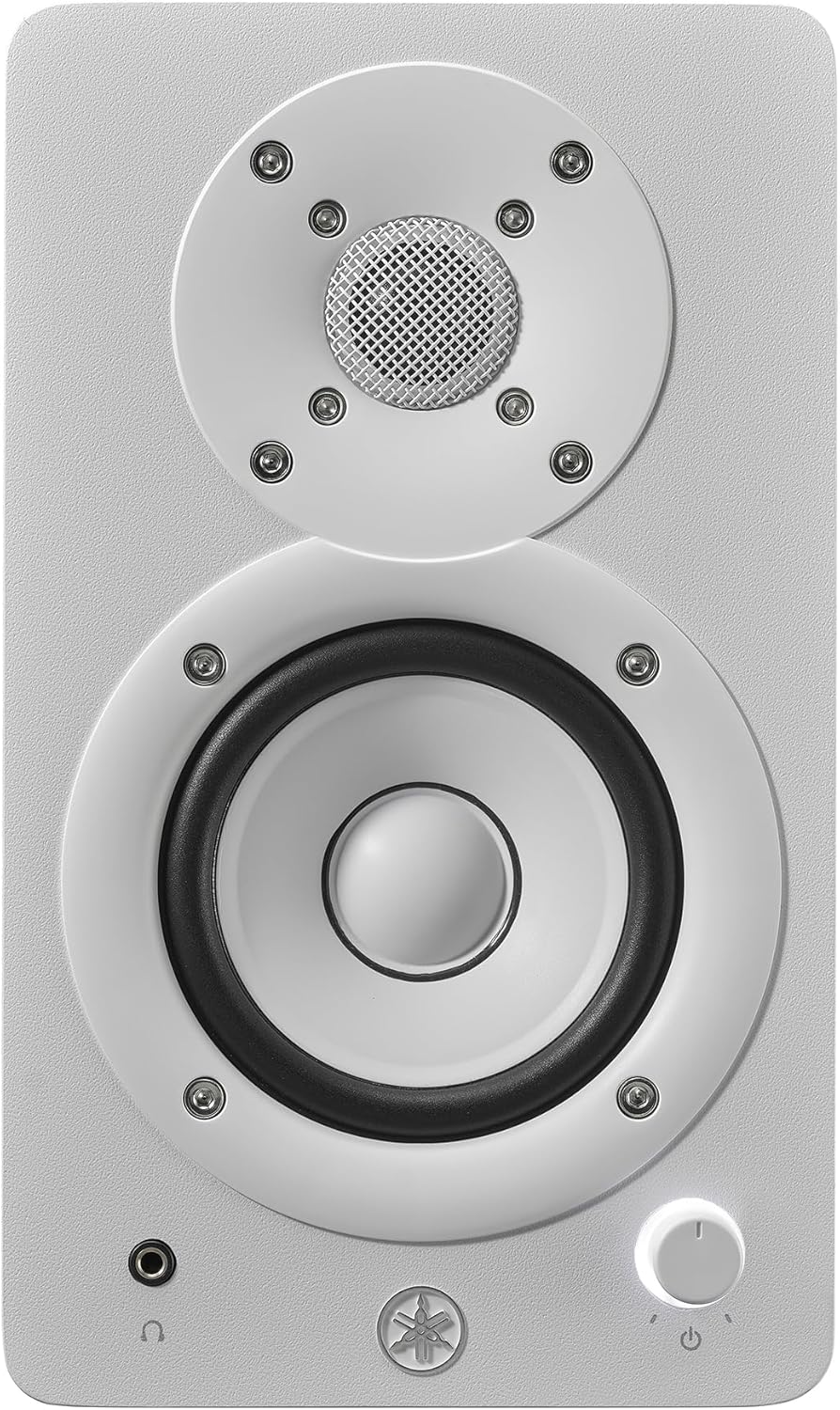 Yamaha HS3 Powered Studio Monitor in White, Pair (HS3 W)