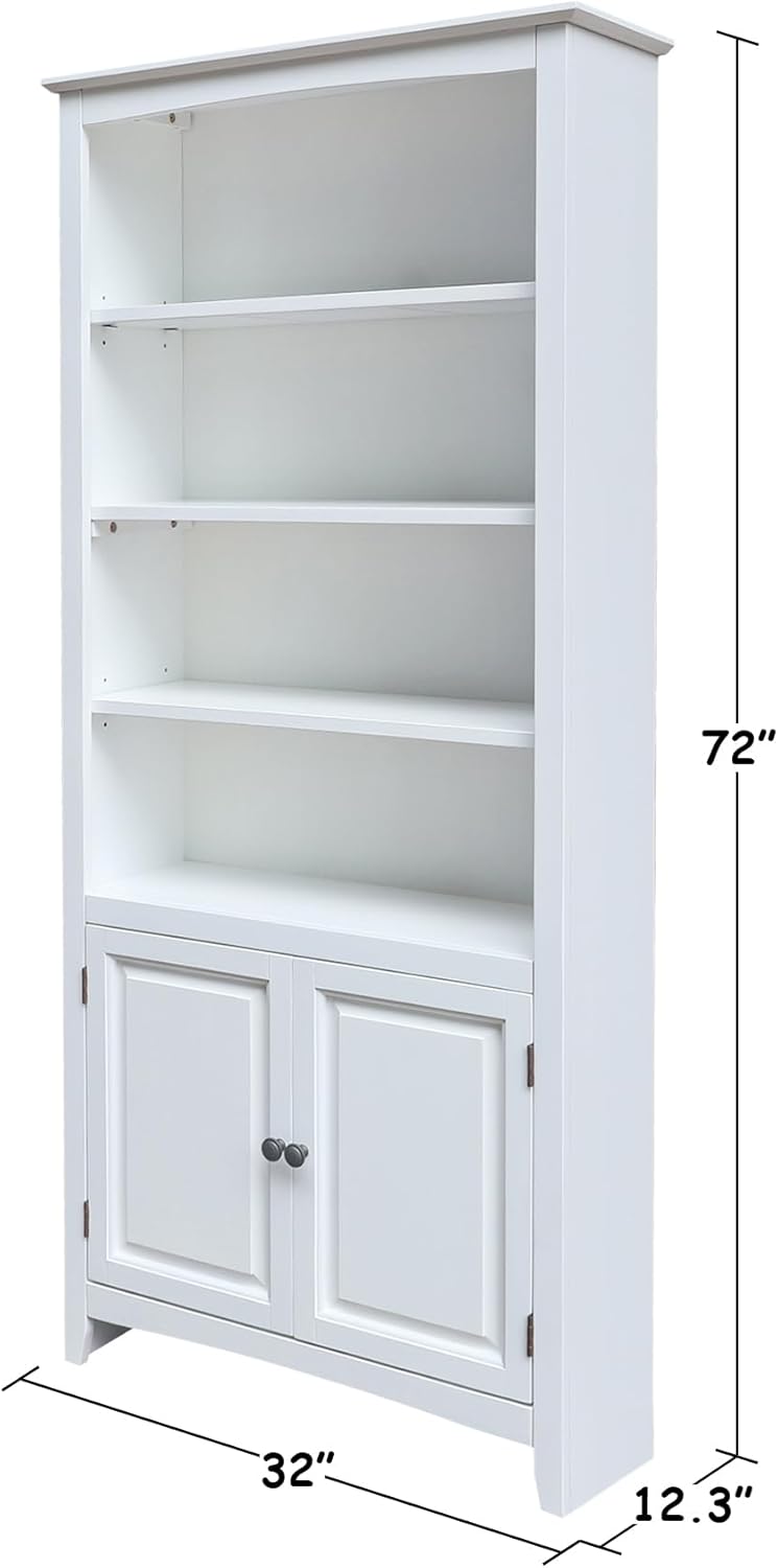 Solid Wood Shaker Bookcase - 72