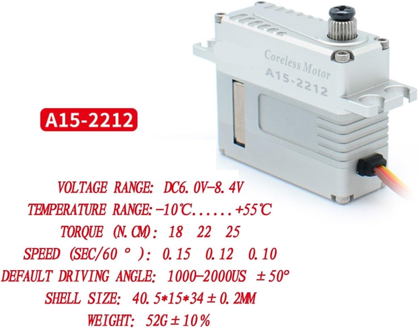 A20-4515 A20-3813 A15-1810 A15-2212 High Torque Machine servo A13-610(A15-1812)