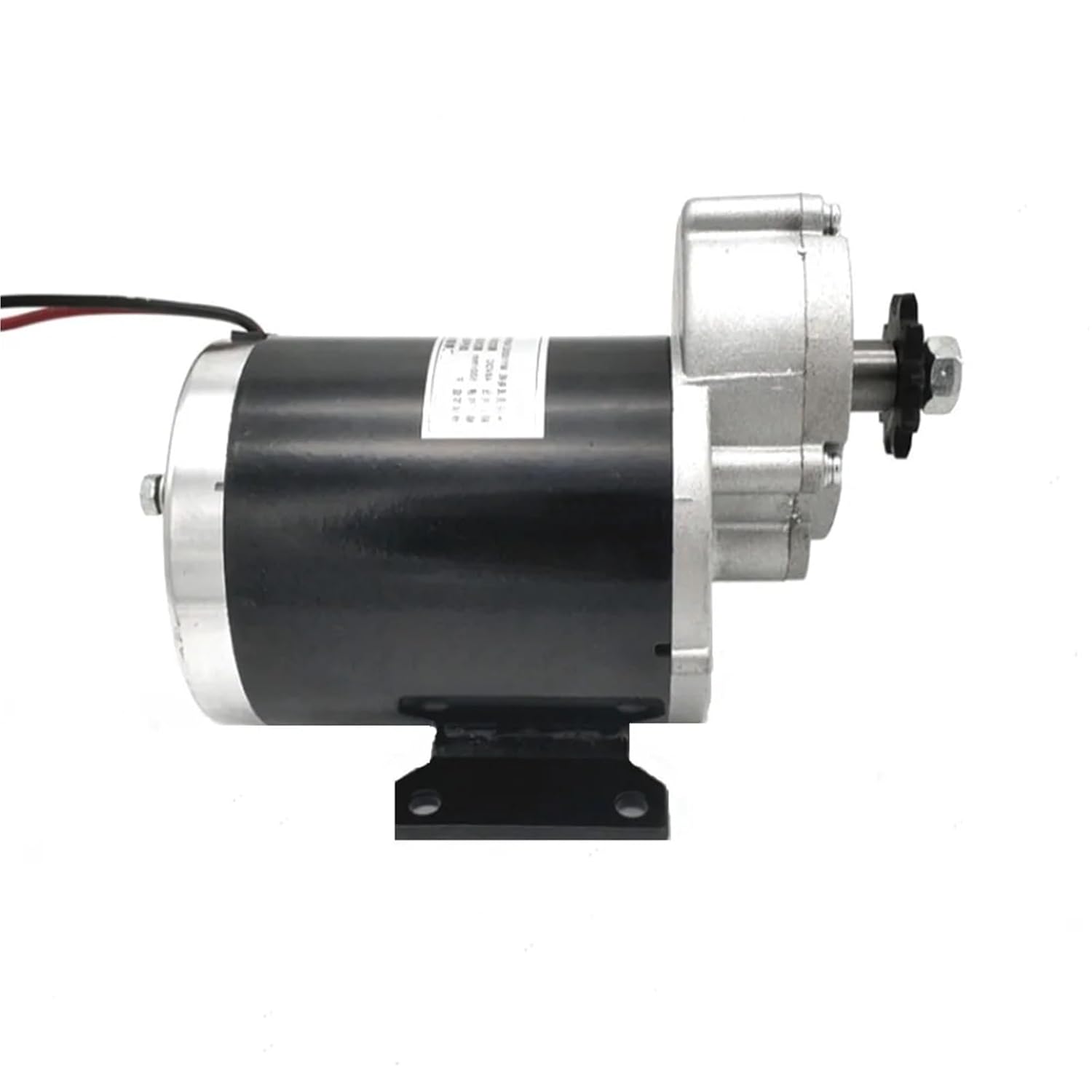 MY1020Z 600W 36V 48V Gear Brushed Motor Electric Motor with Bottom Base Volt DC Watt Gear Reduction Electric Motor with 10 Tooth(48V 600W)