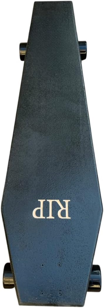 Coffin Death Tarot Black Skateboard | Longboard | 42x12 | Coffin Croozer