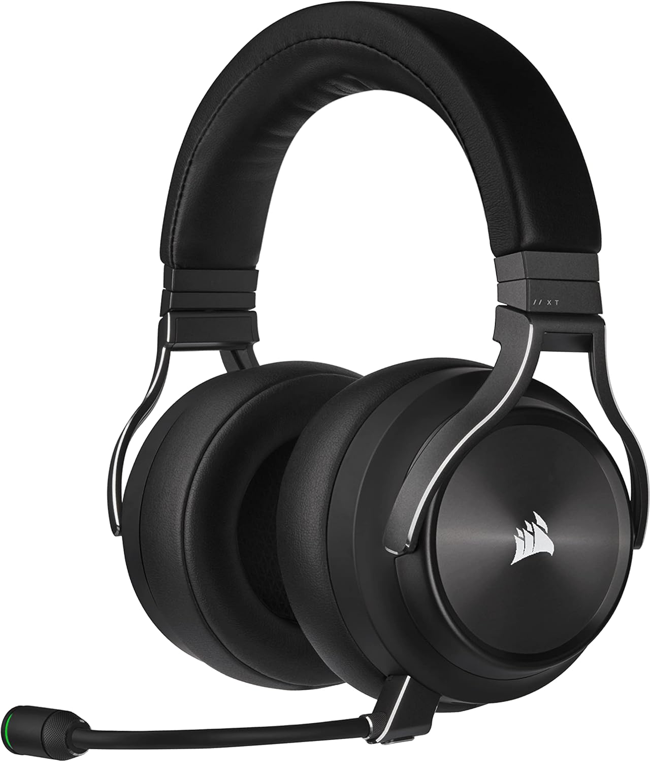 Corsair Virtuoso RGB Wireless XT High-Fidelity Gaming Headset with Bluetooth and Spatial Audio - Works with Mac, PC, PS5, PS4, Xbox Series X/S - Slate & MM700 RGB Extended Cloth Gaming Mouse Pad