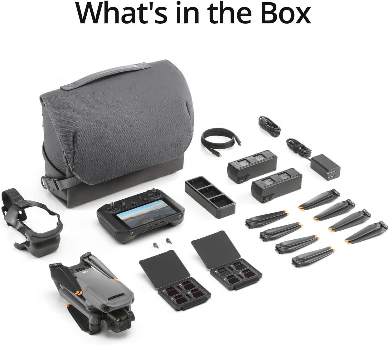 DJI Mavic 3 Cine Premium Combo, Drone with 4/3 CMOS Hasselblad Camera, 5.1K Video, Omnidirectional Obstacle Sensing, 46 Mins Flight, 15km Video Transmission, with DJI RC Pro, Two Extra Batteries