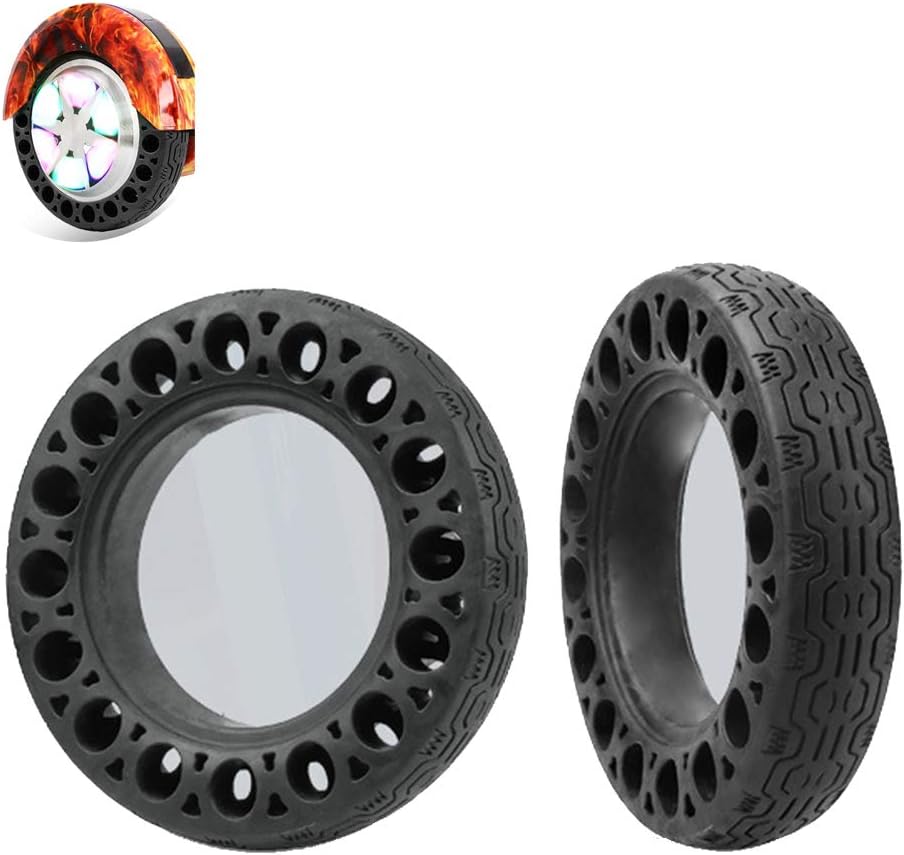 Xiaoki Electric Scooter Tires Off Road, 10x2.125 Explosion-Proof Honeycomb Tires, Maintenance-Free Wear-Resistant Non-Slip Solid Tires, Balance car Tire Accessories, 2pcs