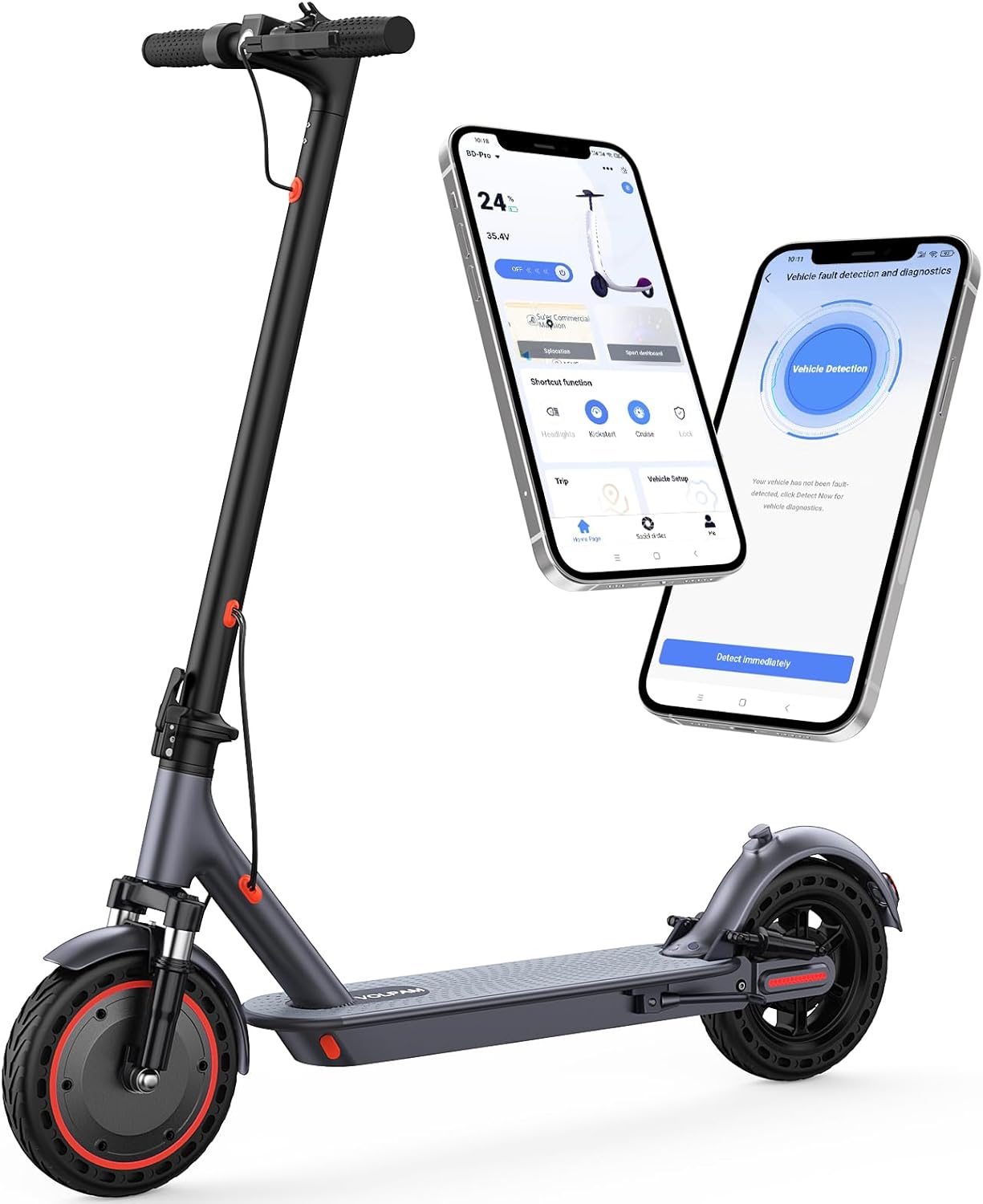VOLPAM Electric Scooter, 350W/500W Powerful Motor, 8.5