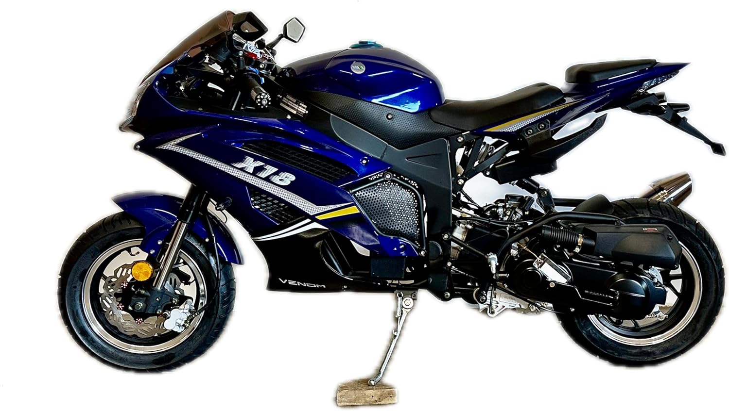 Venom x18 50cc Ninja Motorcycle, Moped Scooter, Automatic RX1, 12