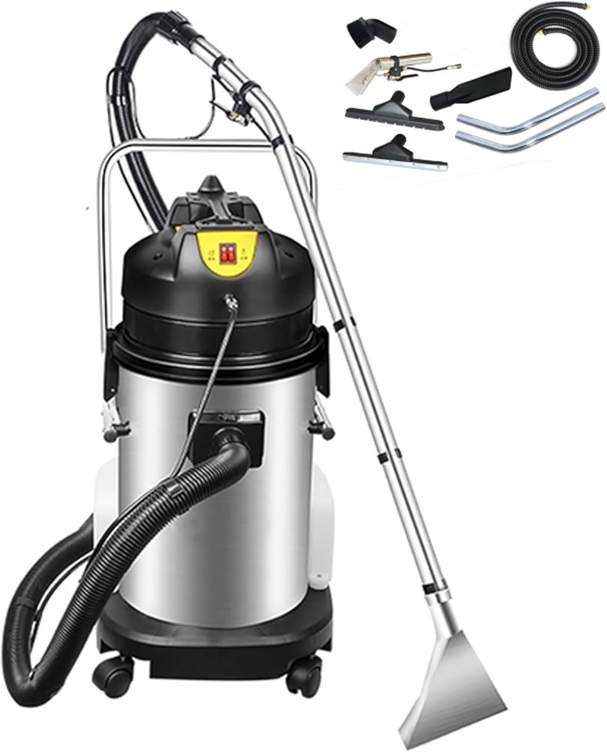 INTSUPERMAI Carpet Cleaner 40L Upright Vacuum Carpet Cleaning Machine 3 in 1 Multi-Purpose Floor Deep Cleaner Commercial Carpet Extractor Upholstery Cleaner