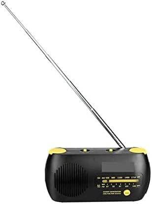 FM Am NOAA Weather Radio Emergency SOS Crank Solar Receiver with Flashlight MP3 D Player