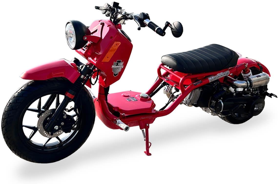 ICEBEAR MADDOG Generation 5 50CC Moped Scooter | PMZ50-22 GEN V (RED)