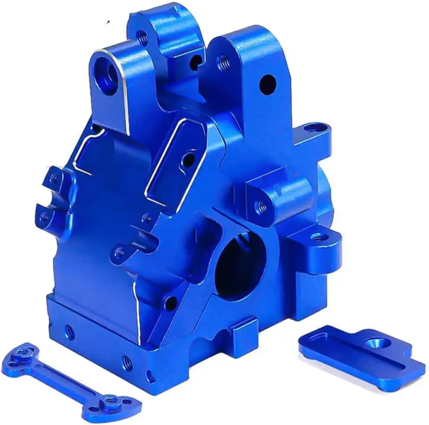 RC Crawler Transmission for Arrma for KRATON 8S for Outcast 8S 1/5 Metal Front Rear Gearbox Case Housing RC Car Upgrade Parts Accessories(Blue)