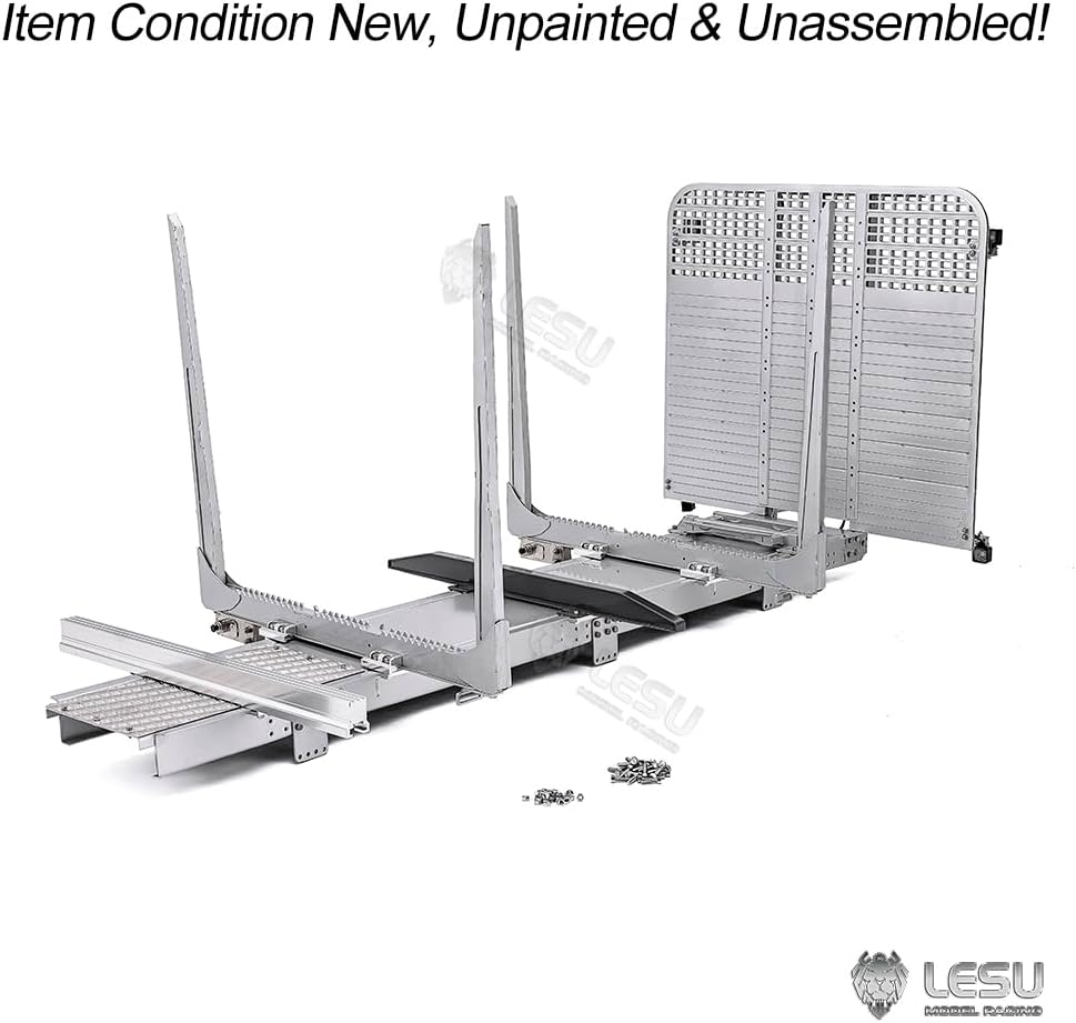 TOUCAN RC HOBBY Metal Timber Hopper Kits A0067 Light for 6x6 LESU 1/14 RC Log Truck Timber Car VM FE Remote Control Lorry Vehicles Z0107 Model for Adult