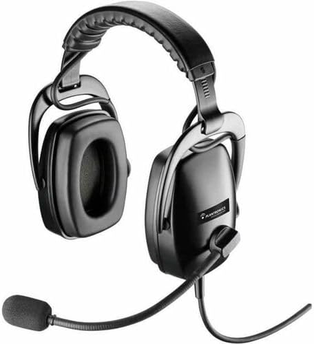 HP Poly SHR 2083-01 Ruggedized Binaural with QD - Stereo - Wired - Binaural - Electret Condenser, Noise Cancelling Microphone - Noise Canceling - Black