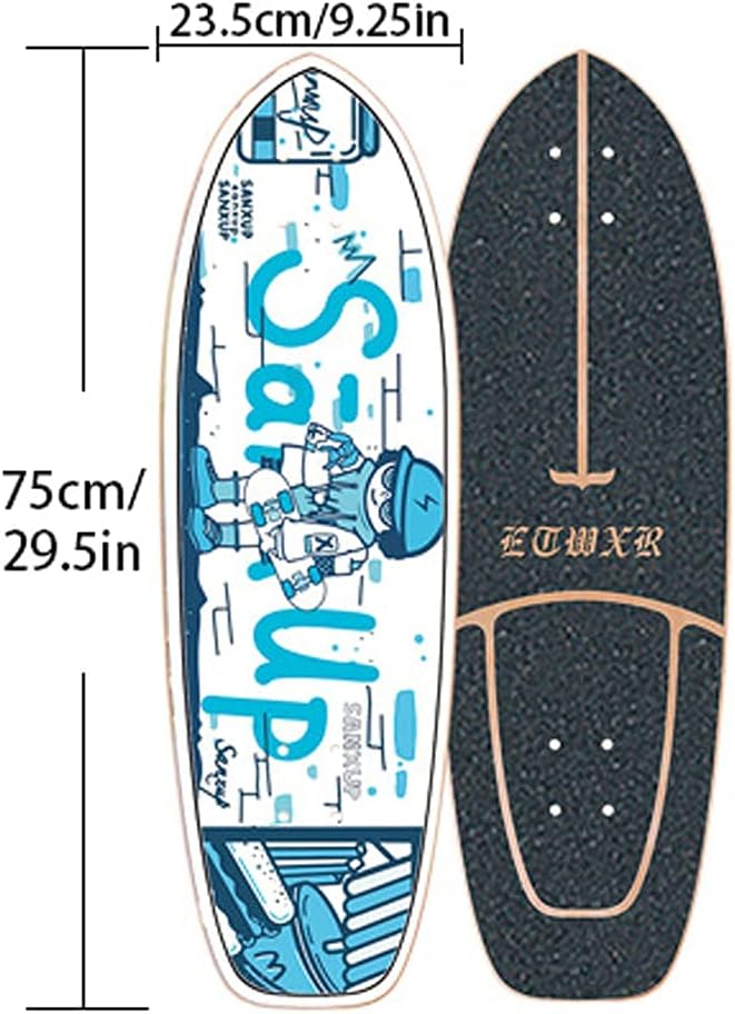 VOMI Carving Pumpping Skateboard 30