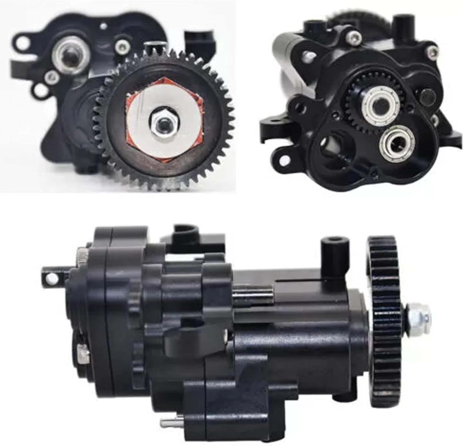 For TRX-4 1/10 Gearbox Metal Transmission Case Gears Set RC Crawler Car Upgrade Toy Parts RC Vehicle Gearboxes