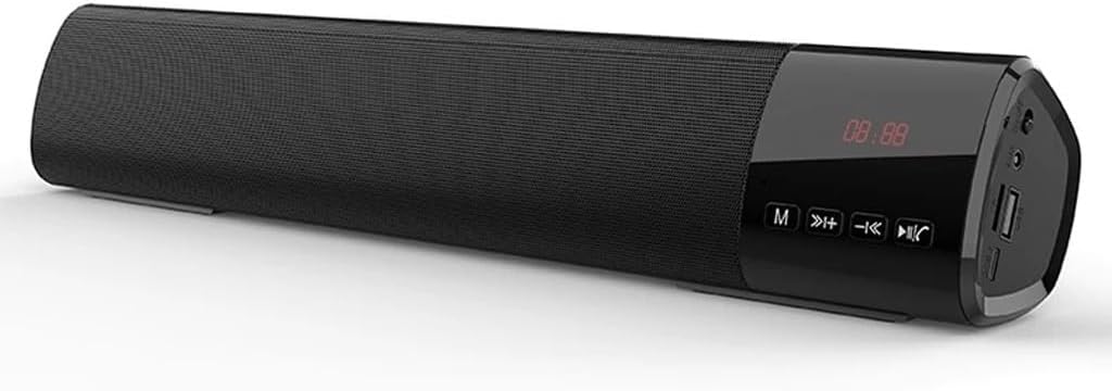 JSEIAJB 5.0 Speaker Sale Audio Soundbar FM AUX with Mic Compatible for Mobile Phones Computer(E)