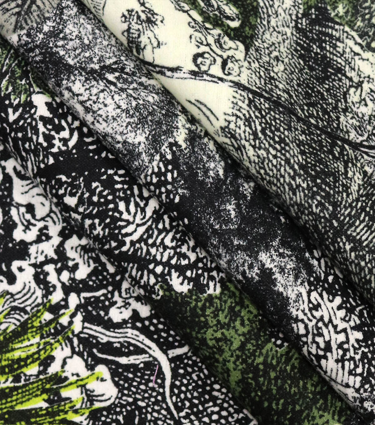 Gray Sketched Landscape Super Snuggle Flannel Fabric