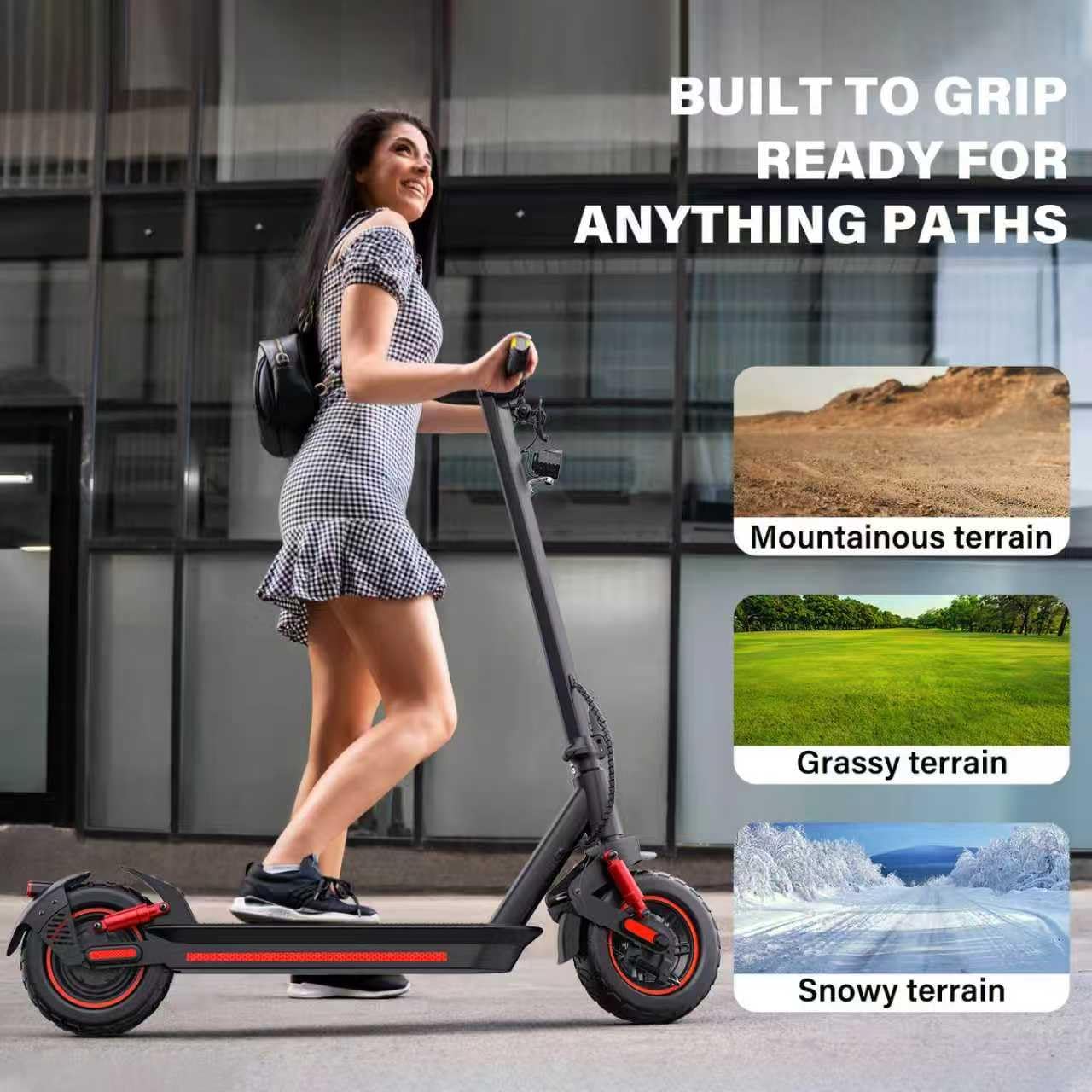Electric Scooter for Adult - 1000W Peak Motor, Max 30 Miles Long Range, 30Mph Top Speed, 11