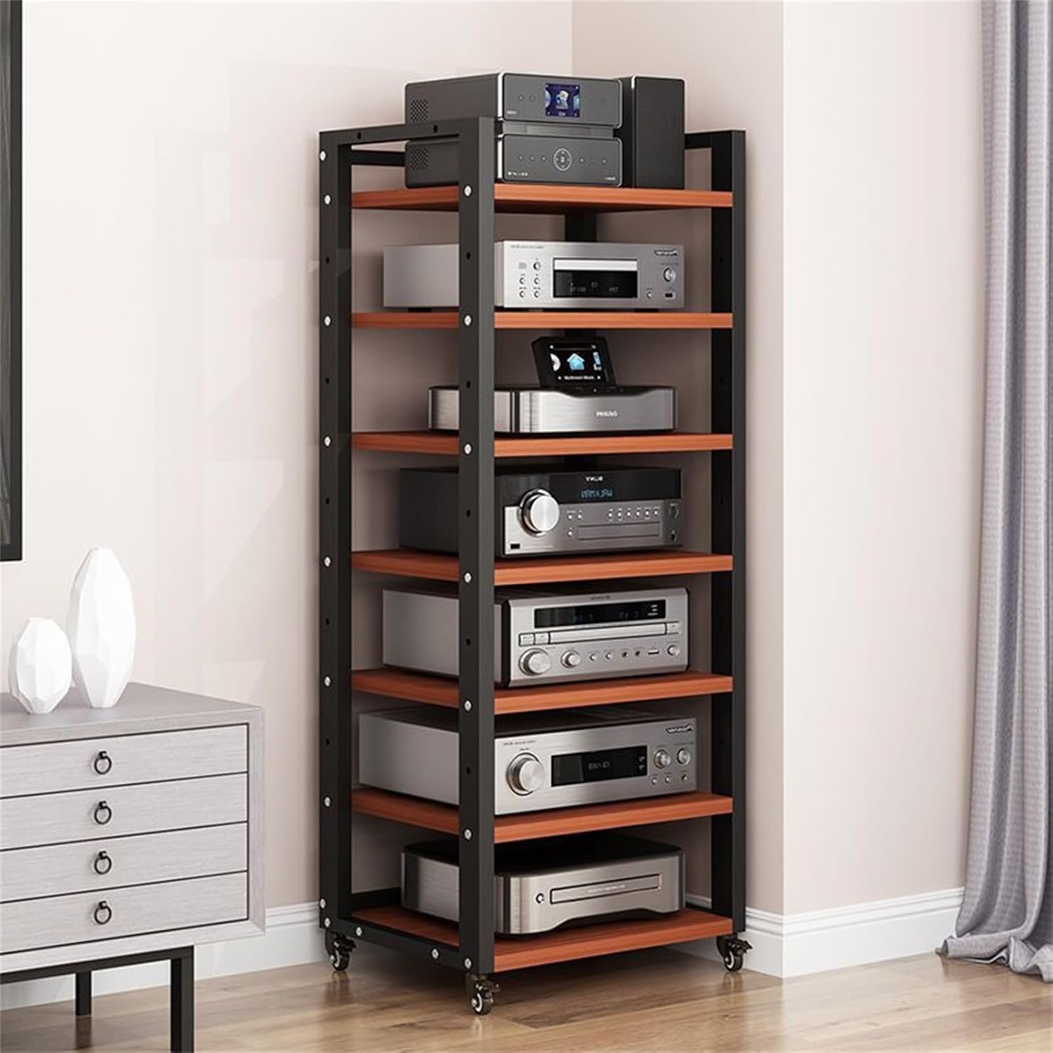 FZYUAN Media Storage Cabinet 5/6/7/8 Tier