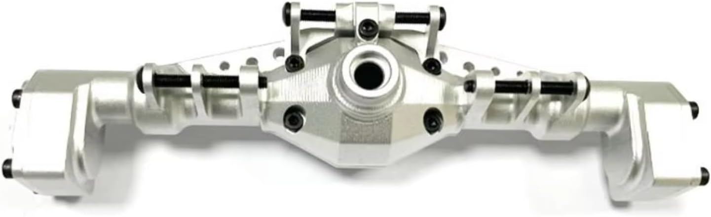 Rc Front Rear Axle for Axial UTB18 for Capra AXI01002 1/18 RC Car Upgrade Parts Vehicle for Climbing for Buggy Aluminum Alloy Front Rear Portal Axle(Black,1Set)