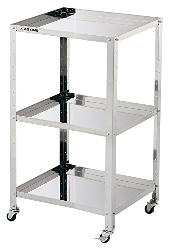 AS ONE Stainless Wagon with Frames Regular Type 3-Tiers Wagon with Frames / 3-1556-02