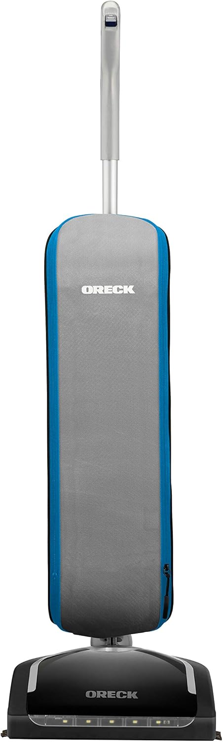 Oreck HEPA Swivel Upright Vacuum Cleaner, Lightweight Bagged Upright Vac, HEPA Media Filtration, Traps Debris and Locks in Dirt, Swivel Steering, Corded Vacuum Cleaners for Home Use