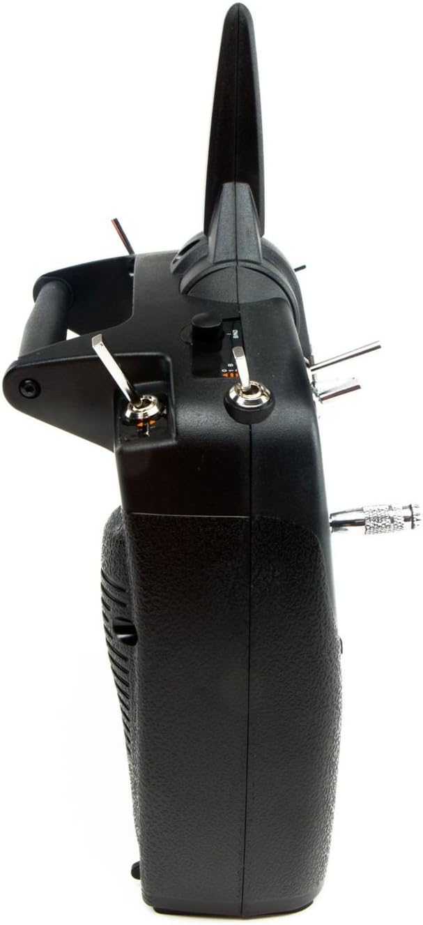 Spektrum DX6e 6-Channel DSMX 2.4GHz RC Radio Transmitter Only (No Receiver) with 250 Model Memory | Telemetry | Wireless Trainer Link, SPMR6655 , Black