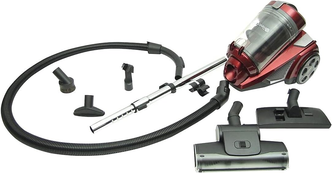 Atrix AHC-RR Revo Red Canister Vacuum Bagless