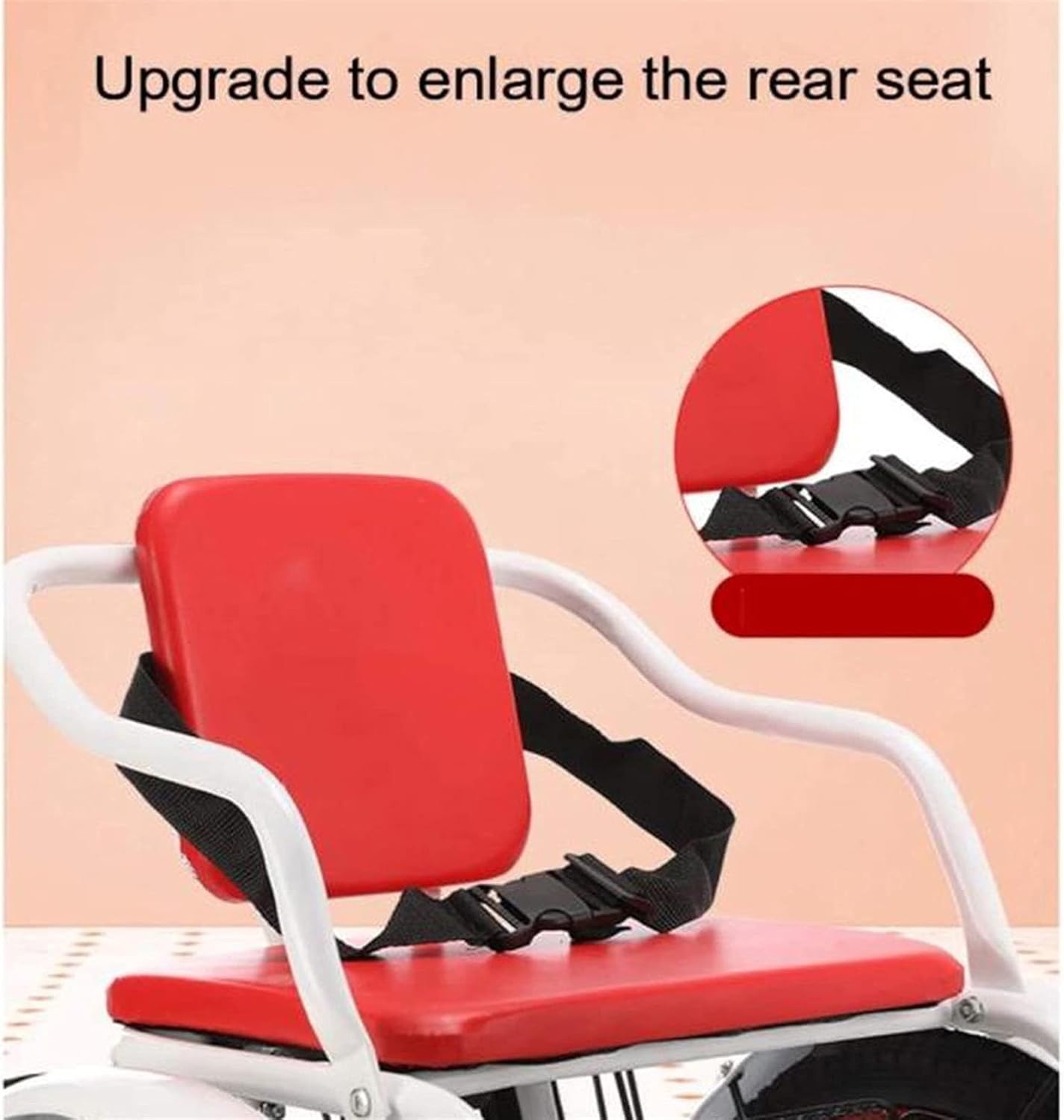 Three Wheel Bike 16in Children's Bicycle with Rear Bucket & Front Basket Kids 3-12 Years Old Pedal Bike Childrens Boys Girls Cruiser Bycicles 3 Wheel Bikes Trike Cycling Pedalling