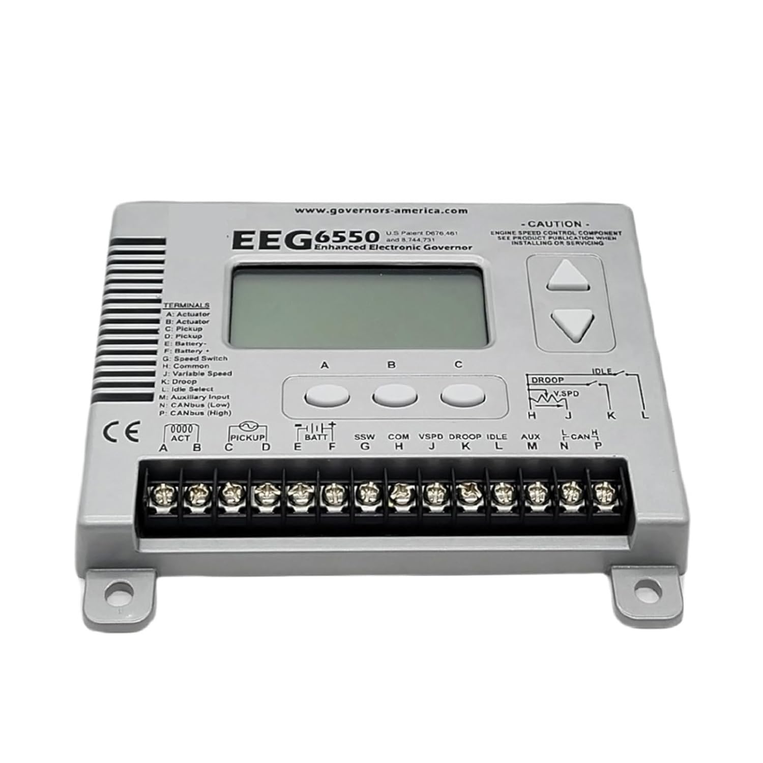 TGHCHHCE 1pcs Speed Controller EEG6550 Digital Generator Governor(EEG6550 Genuine)